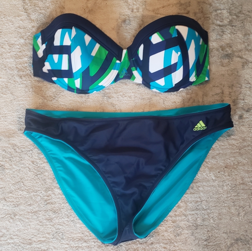 Adidas Bikini with Reversible Bottoms